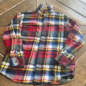 GAP Kids Multicolor Plaid Shirt